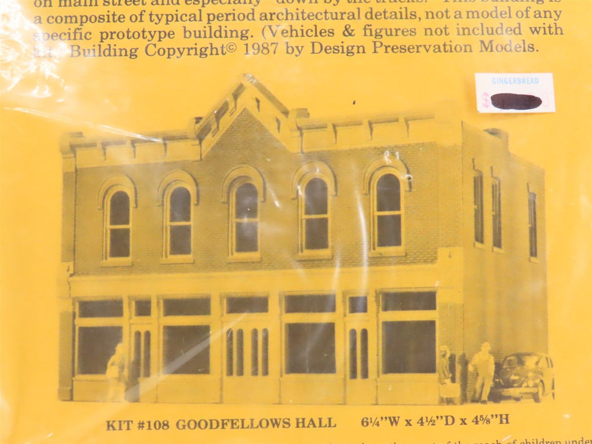 HO Scale DPM Design Preservation Models Kit #108 Goodfellows Hall