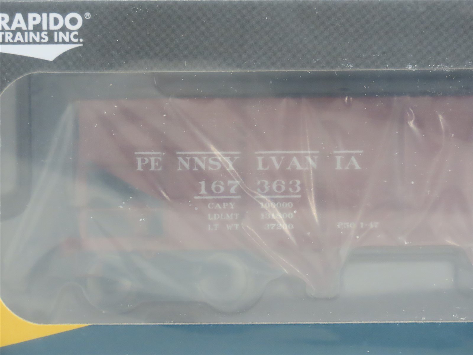 HO Rapido #148002-5 Car #5 PRR Pennsylvania GLa 2-Bay Hopper #167363 - SEALED