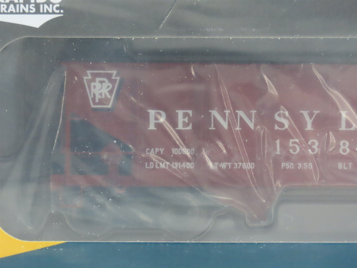 HO Rapido #148003-1 Car #1 PRR Pennsylvania GLa 2-Bay Hopper #153843 - SEALED