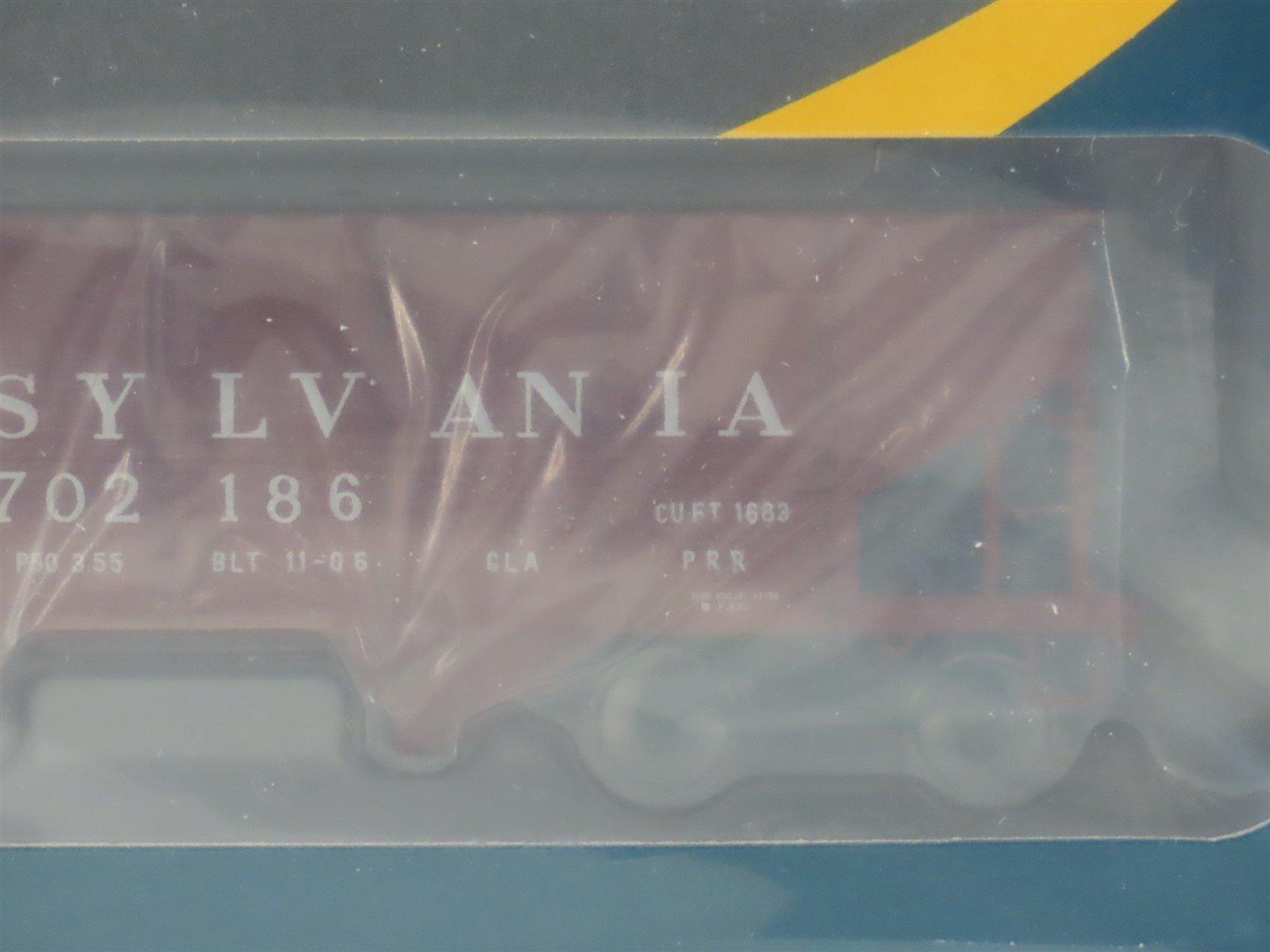 HO Rapido #148003-4 Car #4 PRR Pennsylvania GLa 2-Bay Hopper #702186 - SEALED