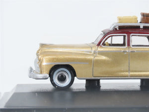 HO Scale Oxford Diecast Automobile #87DS46003 1946 DeSoto Suburban - Brown/Gold