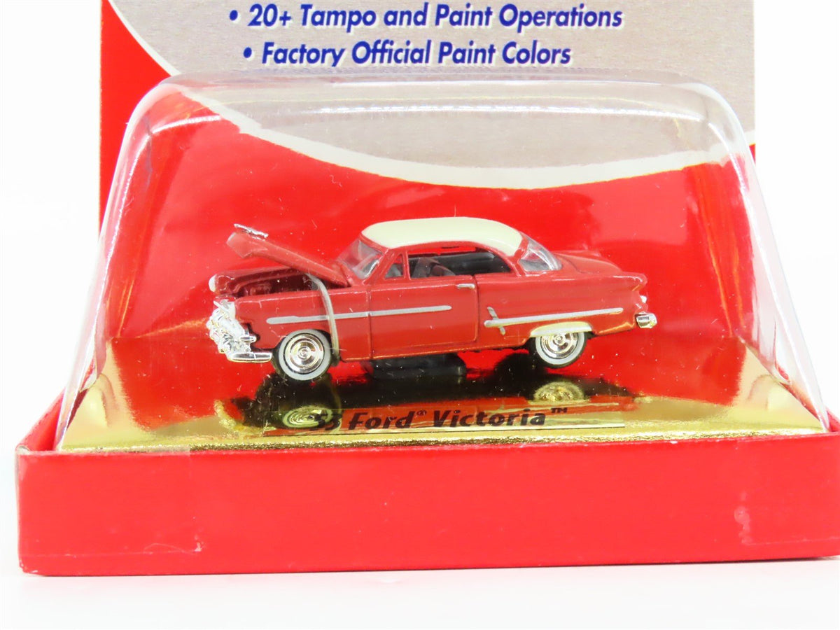 HO Scale CMW Mini Metals #30101 &#39;53 Ford Victoria Automobile - Red/White