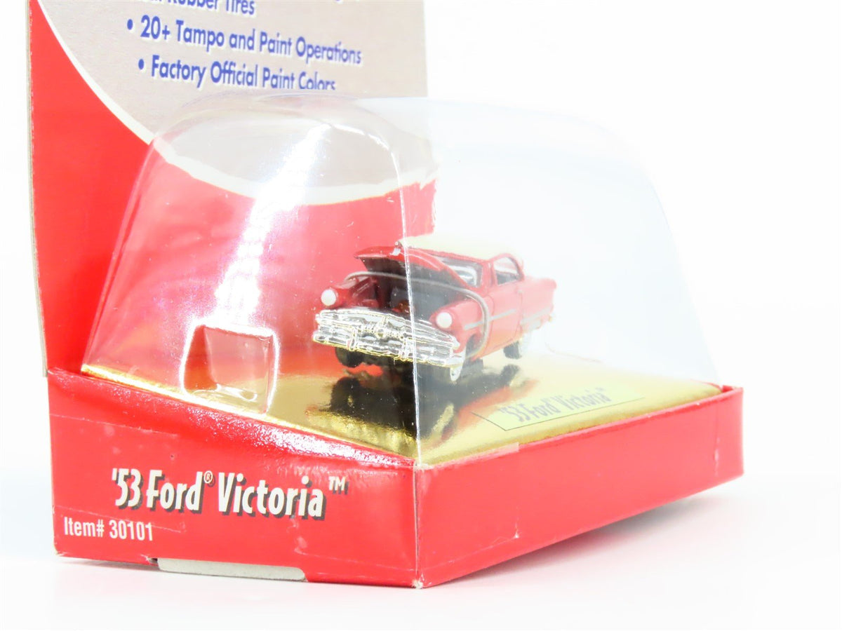 HO Scale CMW Mini Metals #30101 &#39;53 Ford Victoria Automobile - Red/White