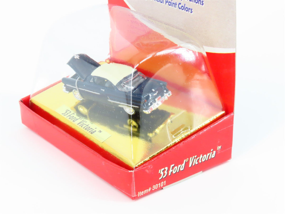 HO Scale CMW Mini Metals #30101 &#39;53 Ford Victoria Automobile - Blue/Cream