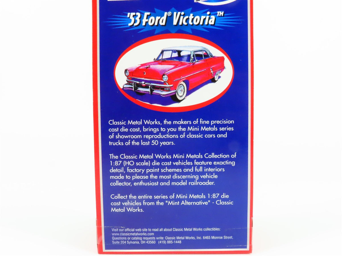 HO Scale CMW Mini Metals #30101 &#39;53 Ford Victoria Automobile - Blue/Cream