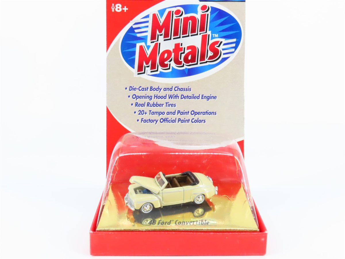 HO Scale CMW Mini Metals #30102 &#39;48 Ford Convertible Automobile - Tan/Brown