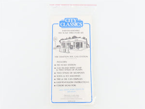 LOT of 3 HO Scale City Classics Diner, Gas Station & Manufacturing Building Kits