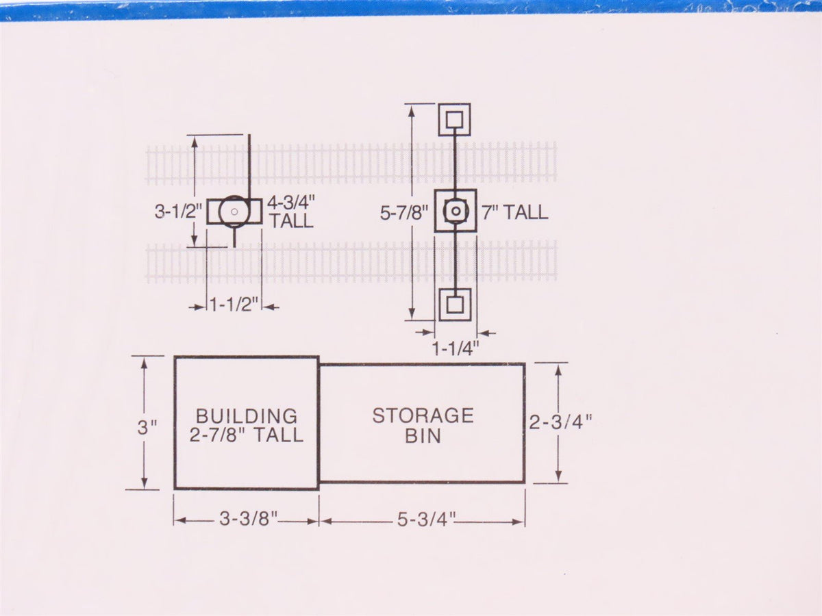 HO Walthers Cornerstone Kit #933-3182 Sanding Towers &amp; Drying House - SEALED