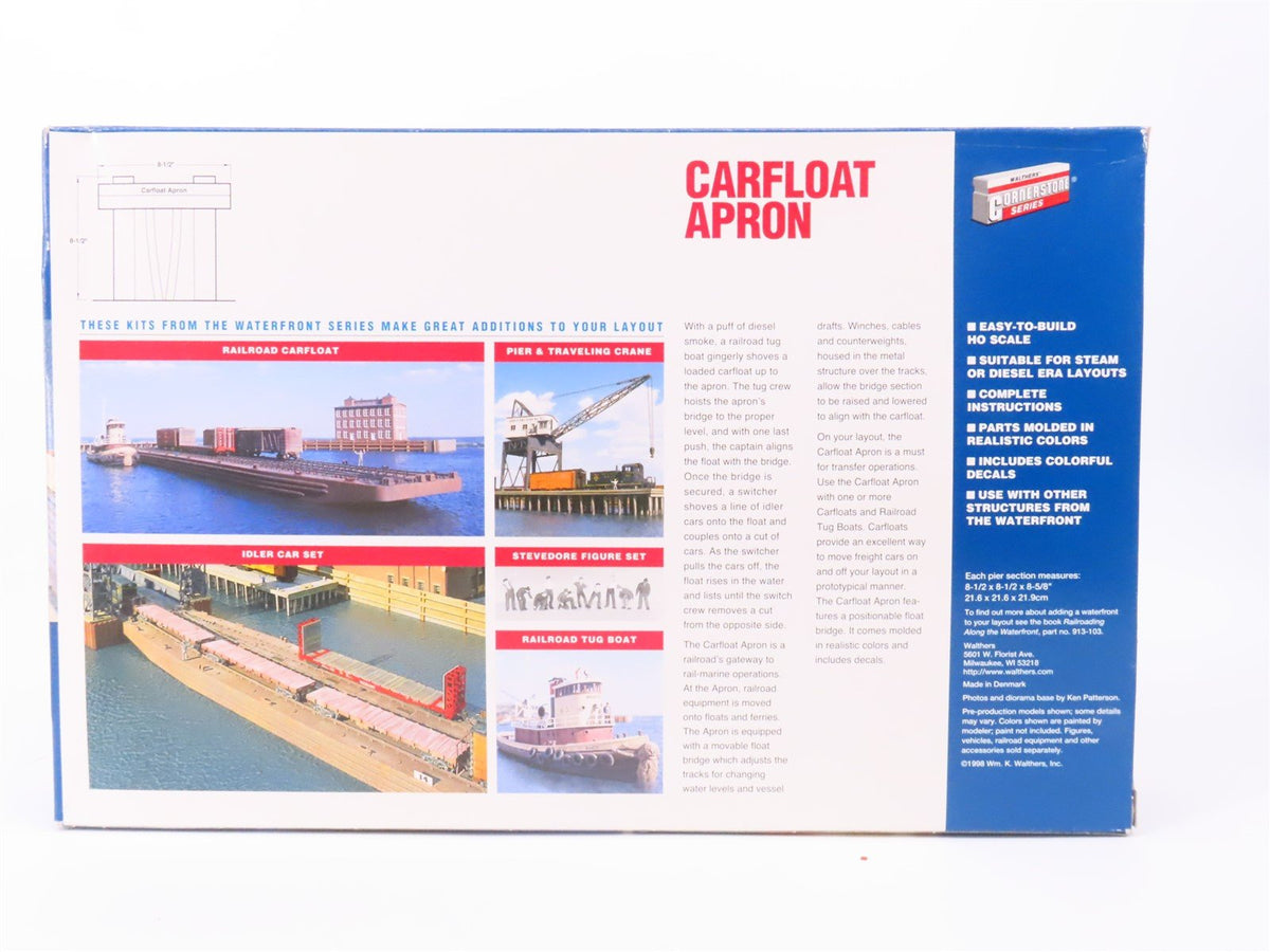 HO 1/87 Scale Walthers Cornerstone The Waterfront Kit #933-3068 Carfloat Apron