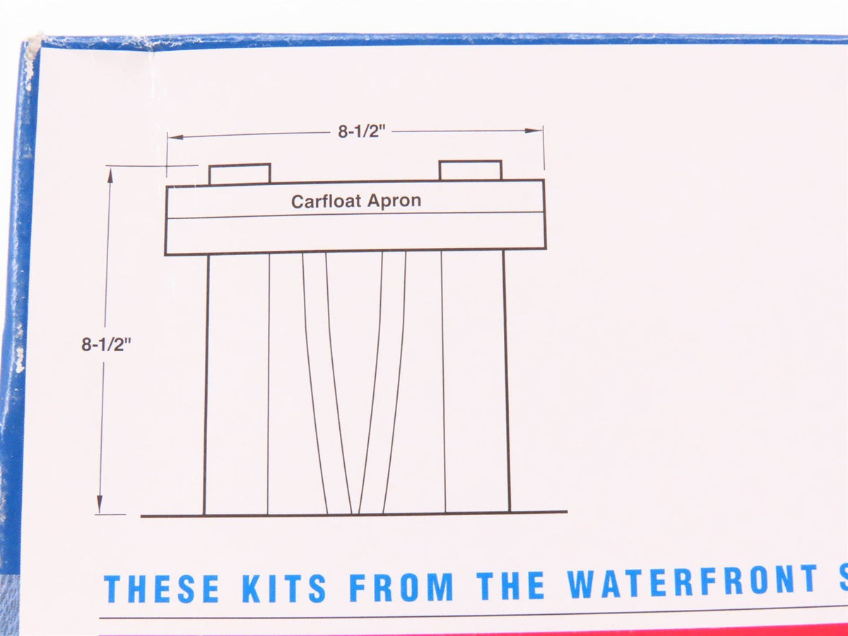 HO 1/87 Scale Walthers Cornerstone The Waterfront Kit #933-3068 Carfloat Apron