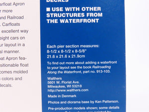 HO 1/87 Scale Walthers Cornerstone The Waterfront Kit #933-3068 Carfloat Apron