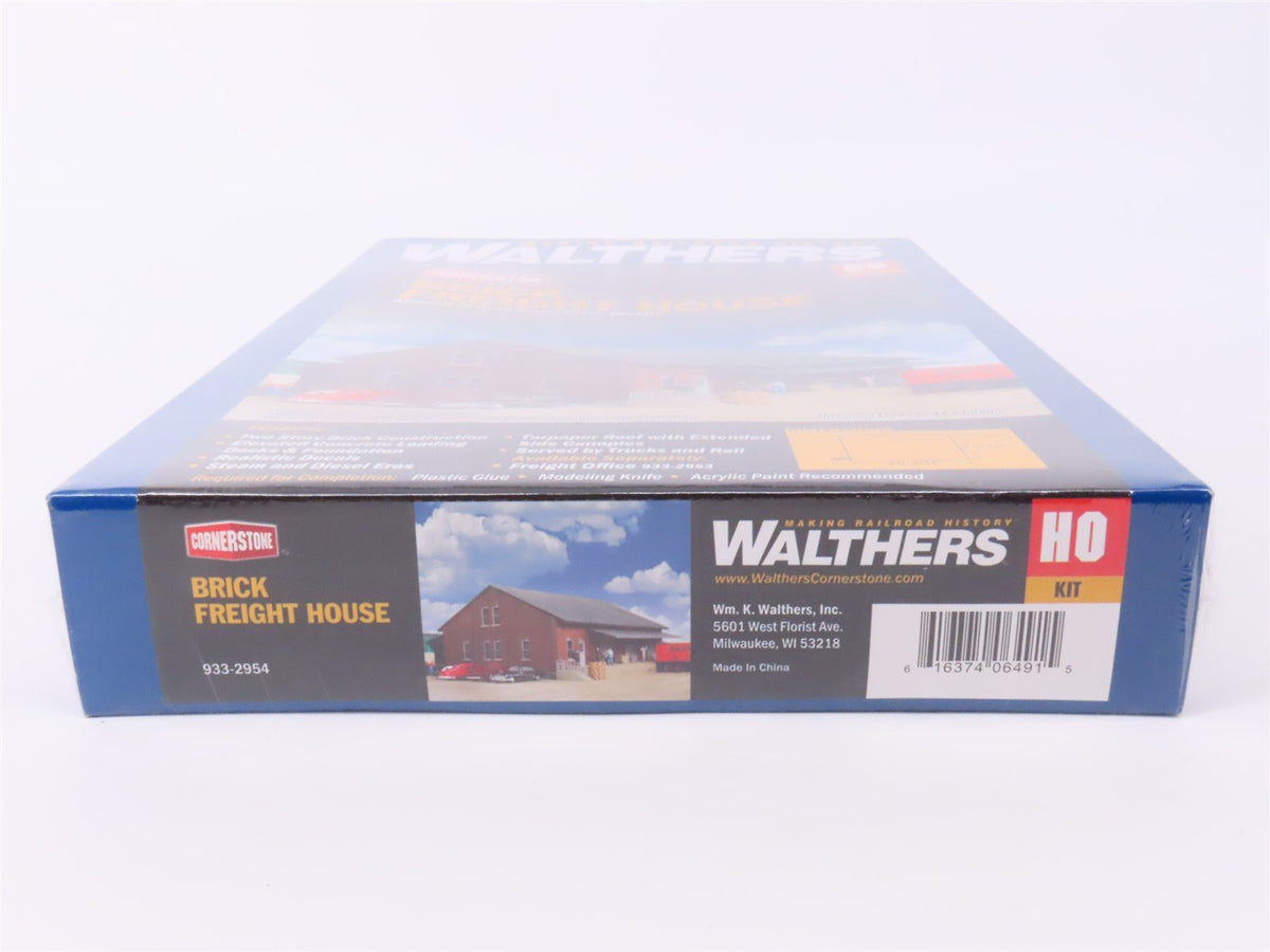 HO Walthers Cornerstone Kit #933-2954 Brick Freight House - SEALED