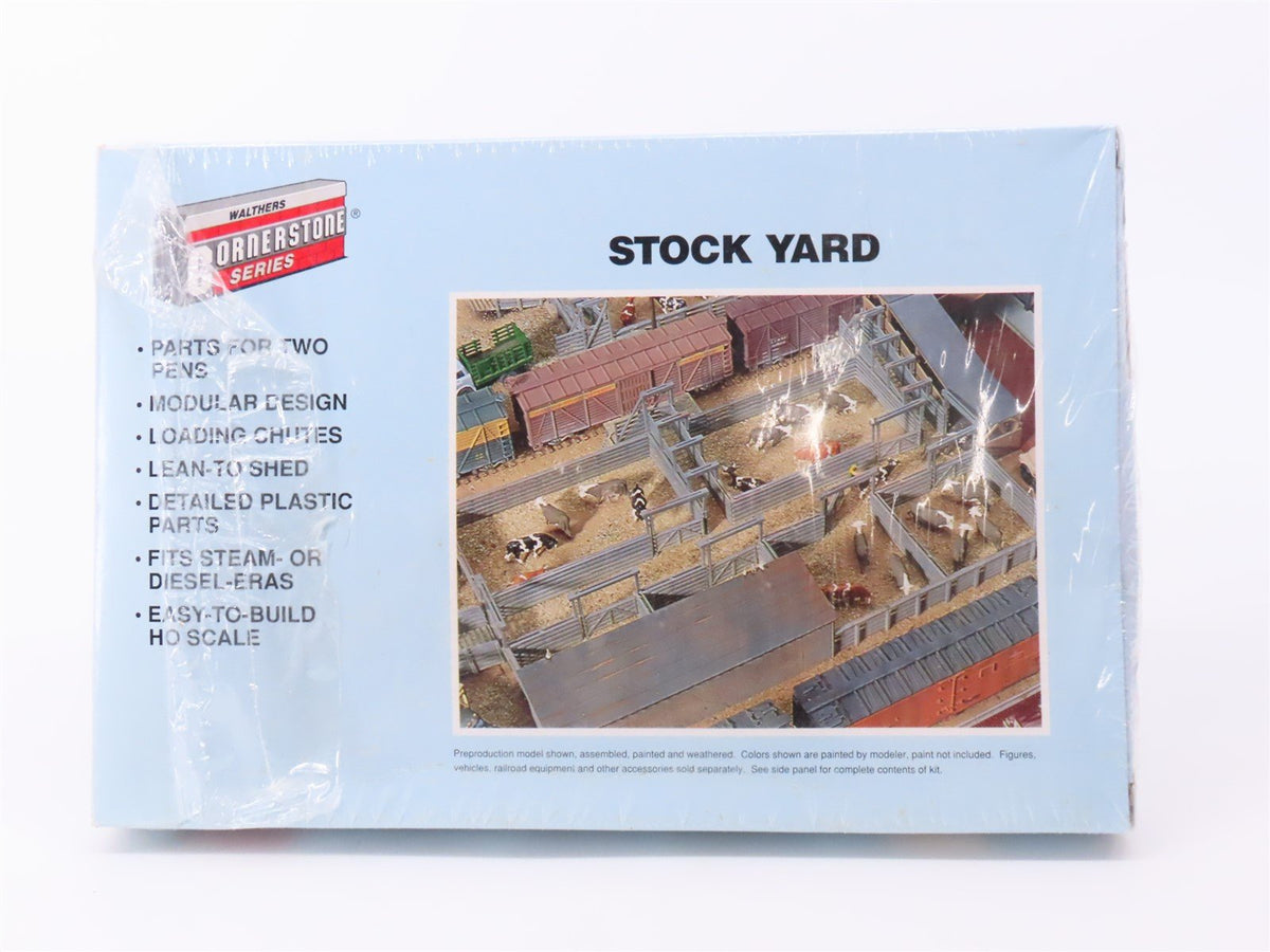 HO Scale Walthers Cornerstone Series Kit #933-3047 Stock Yard