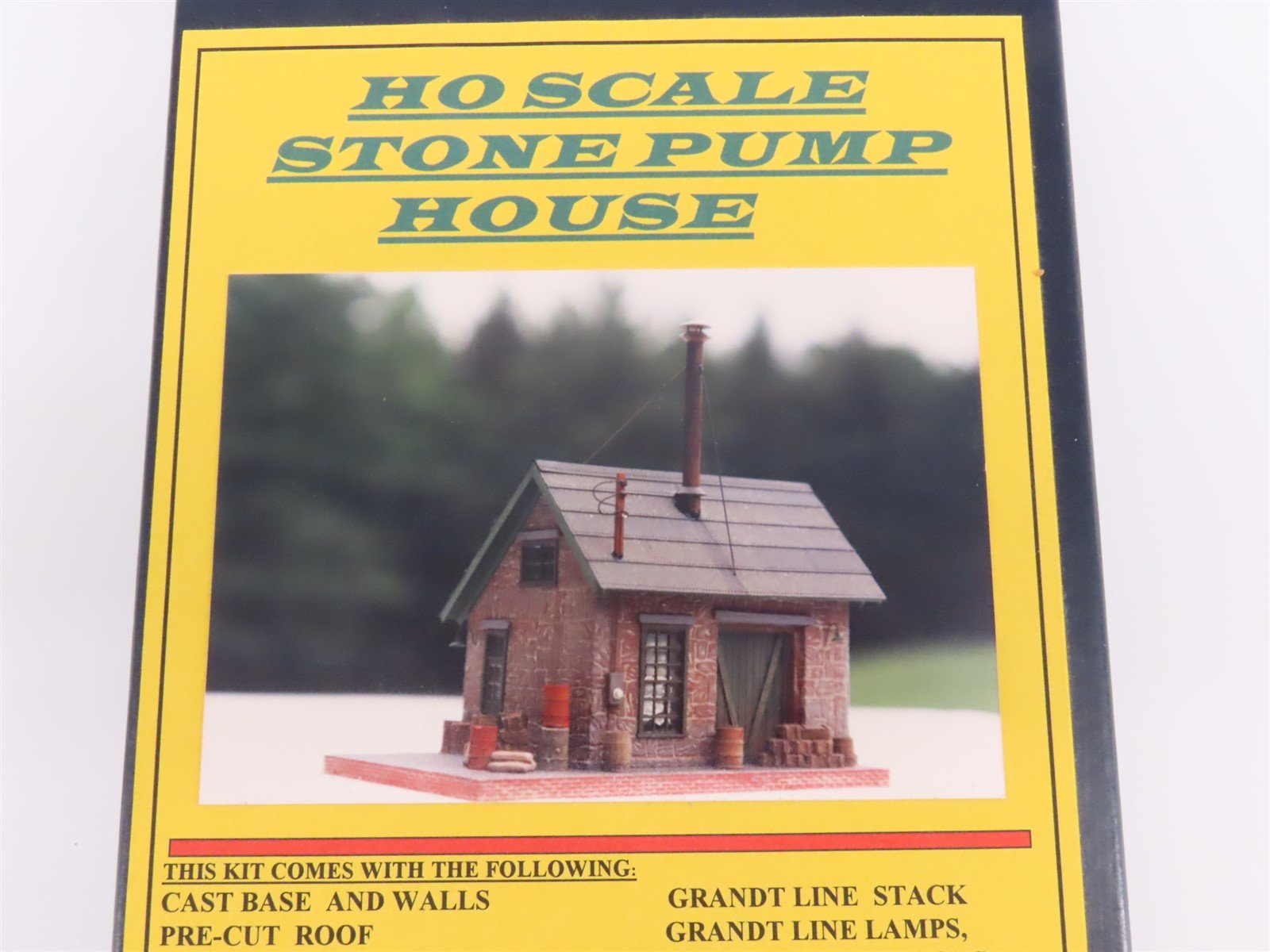 HO Scale Micro-Scale Models Limited Edition Kit #MSM 2000-3 Stone Pump House