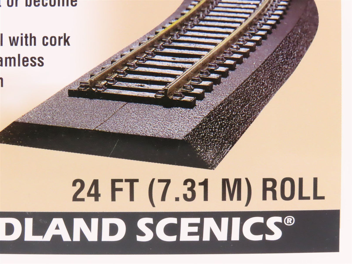 HO 1/87 Scale Woodland Scenics #ST1474 Track-Bed (24&#39; Continuous Roll)