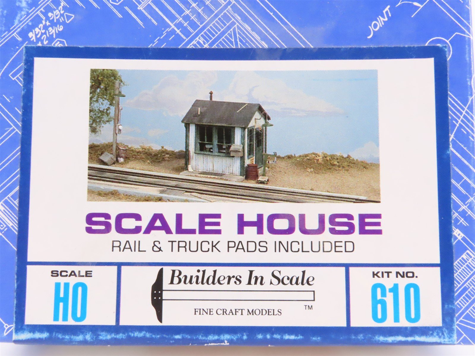 HO Scale Builders In Scale Evening Express Series Kit #610 Scale House