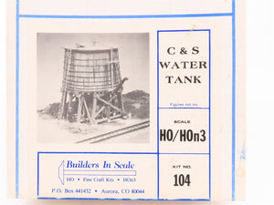 HO/HOn3 Scale Builders In Scale Kit #104 C&S Water Tank