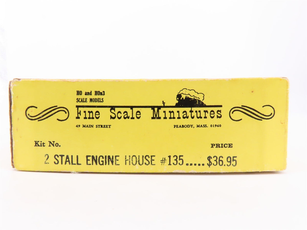 HO/HOn3 Scale Fine Scale Miniatures Kit #135 2-Stall Engine House