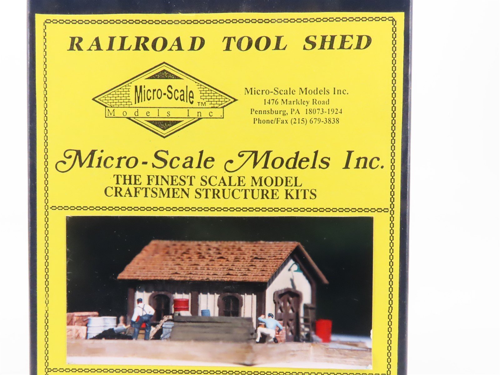HO Scale Micro-Scale Models Craftsmen Kit #MSKD-101 Railroad Tool Shed