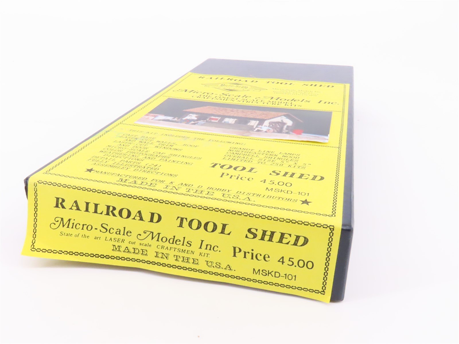HO Scale Micro-Scale Models Craftsmen Kit #MSKD-101 Railroad Tool Shed