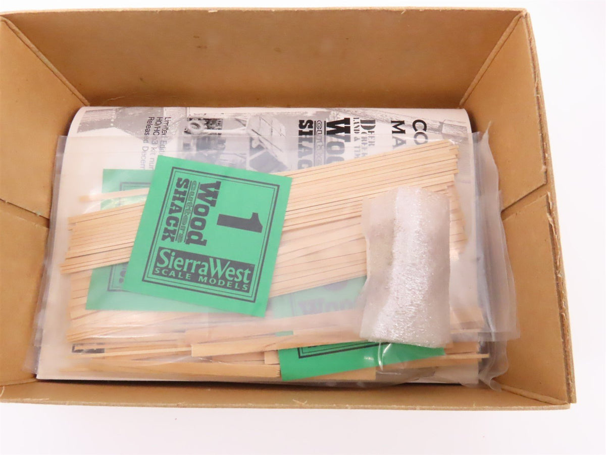 HO/HOn3 Sierra West Scale Models Limited Edition Kit #8087 Wood Cutter&#39;s Shack