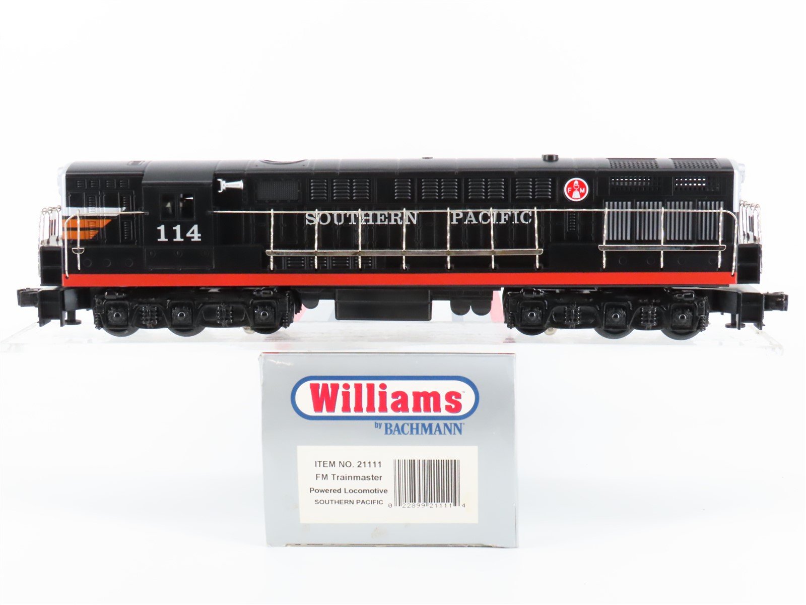 O Gauge 3-Rail Williams 21111 SP "Black Widow" FM Trainmaster Diesel #114