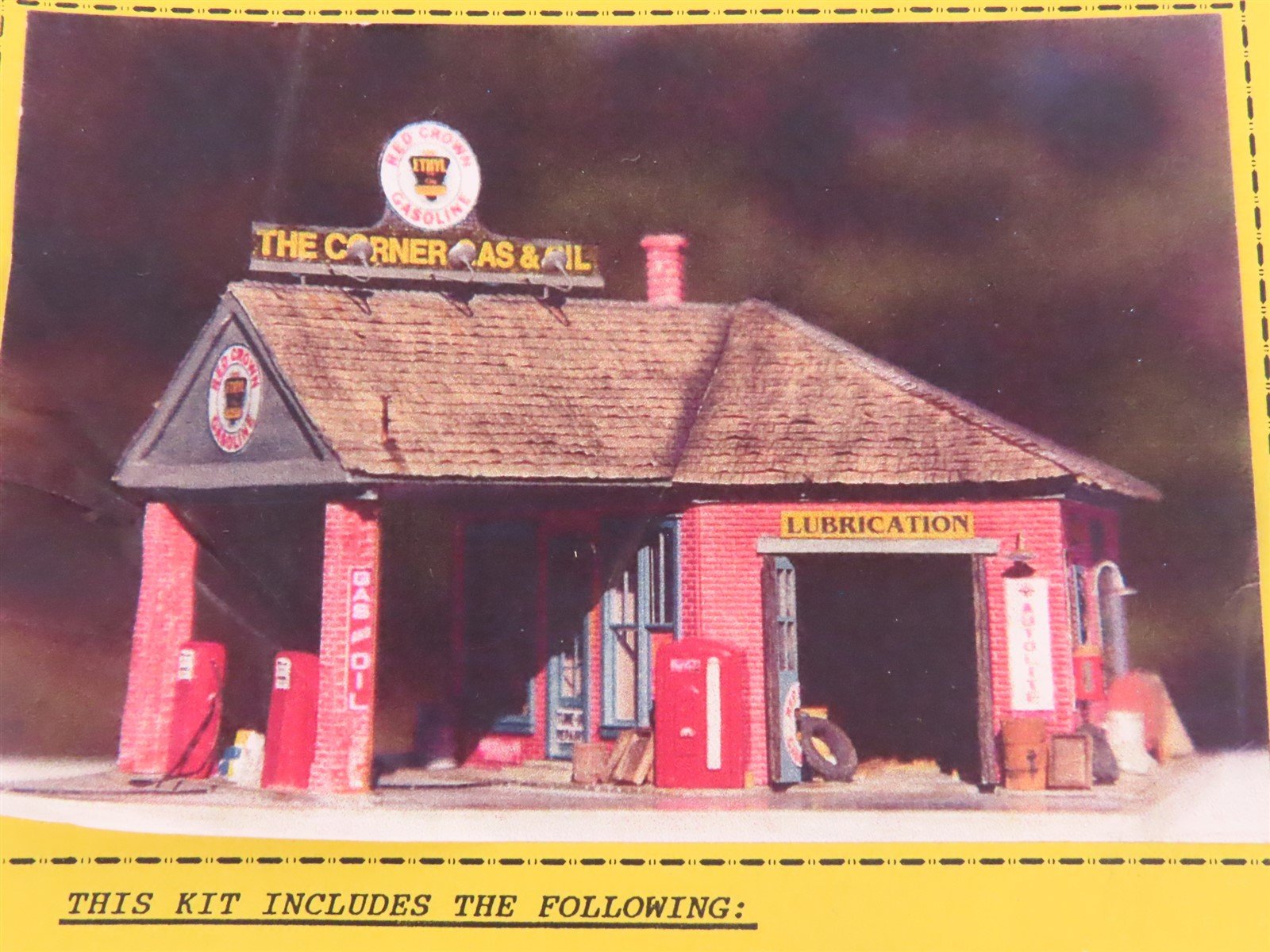 HO Scale Micro-Scale Models LE Craftsmen Kit #034 The Corner Gas & Oil