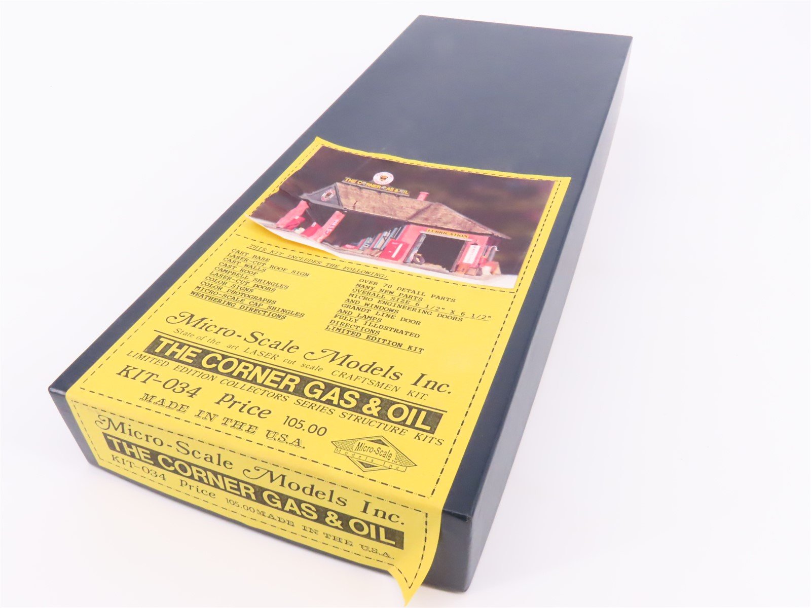 HO Scale Micro-Scale Models LE Craftsmen Kit #034 The Corner Gas & Oil