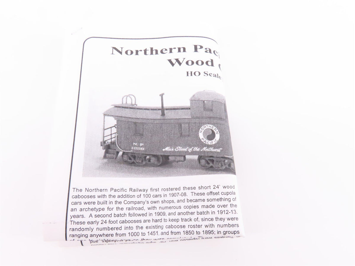 HO Scale American Model Builders LaserKit #871 NP Northern Pacific Wood Caboose