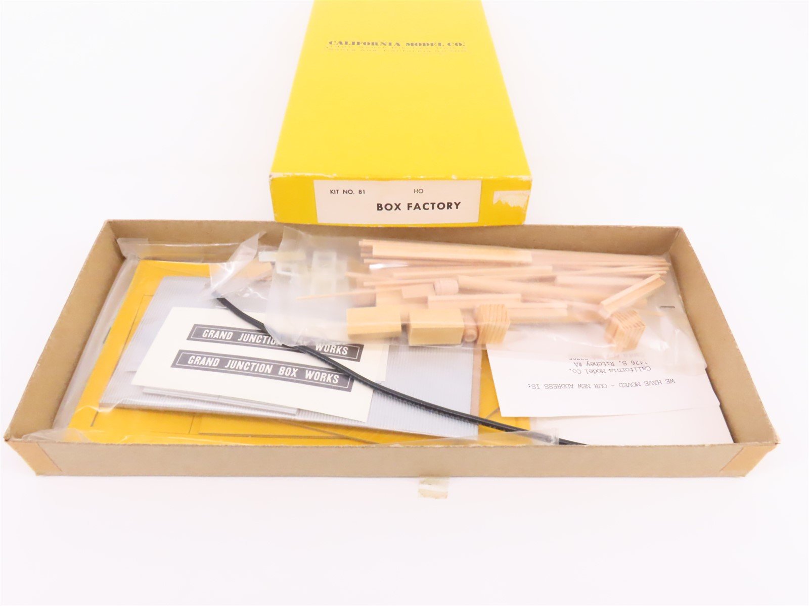 HO Scale California Model Co. Kit #81 Box Factory