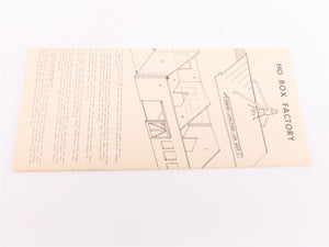 HO Scale California Model Co. Kit #81 Box Factory