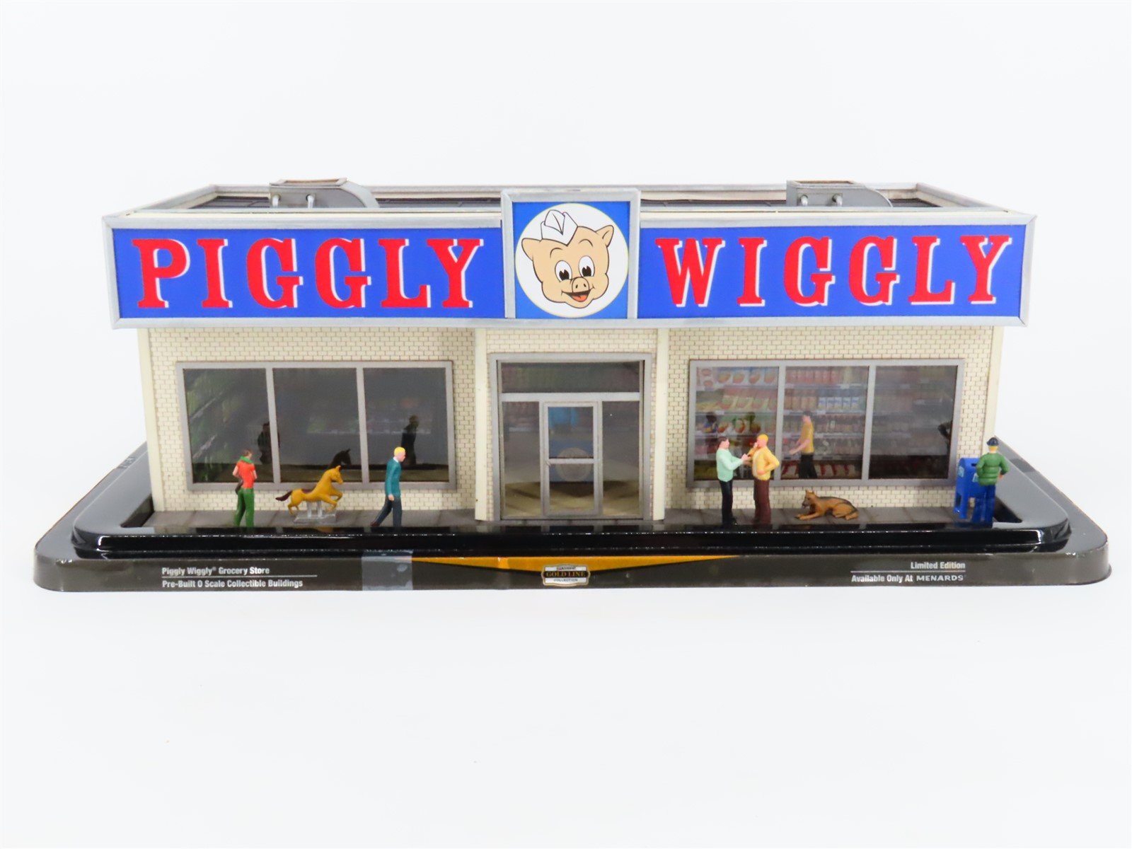 O 1/48 Scale Menards 279-4426 Piggly Wiggly Grocery Store w/ Figures