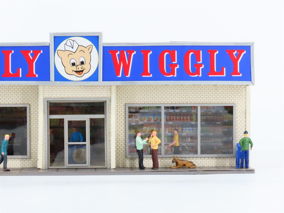 O 1/48 Scale Menards 279-4426 Piggly Wiggly Grocery Store w/ Figures