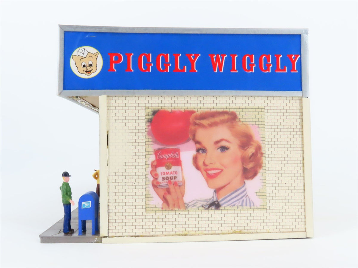 O 1/48 Scale Menards 279-4426 Piggly Wiggly Grocery Store w/ Figures