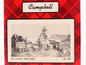 HO Scale Campbell Scale Models Kit #388-1895 Silver Spur Mine