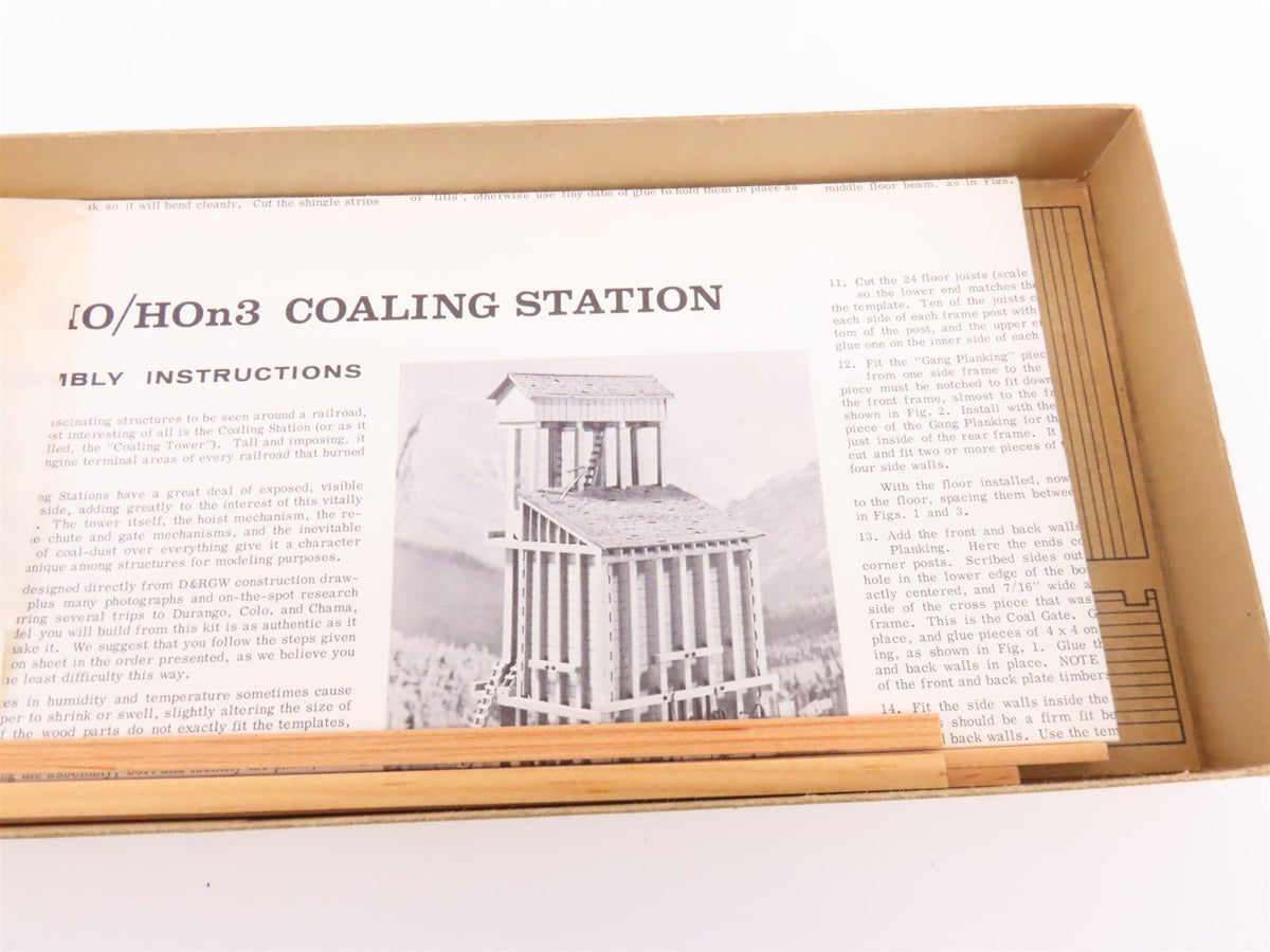 HO/HOn3 Scale Campbell Scale Models Kit #357-895 Coaling Station