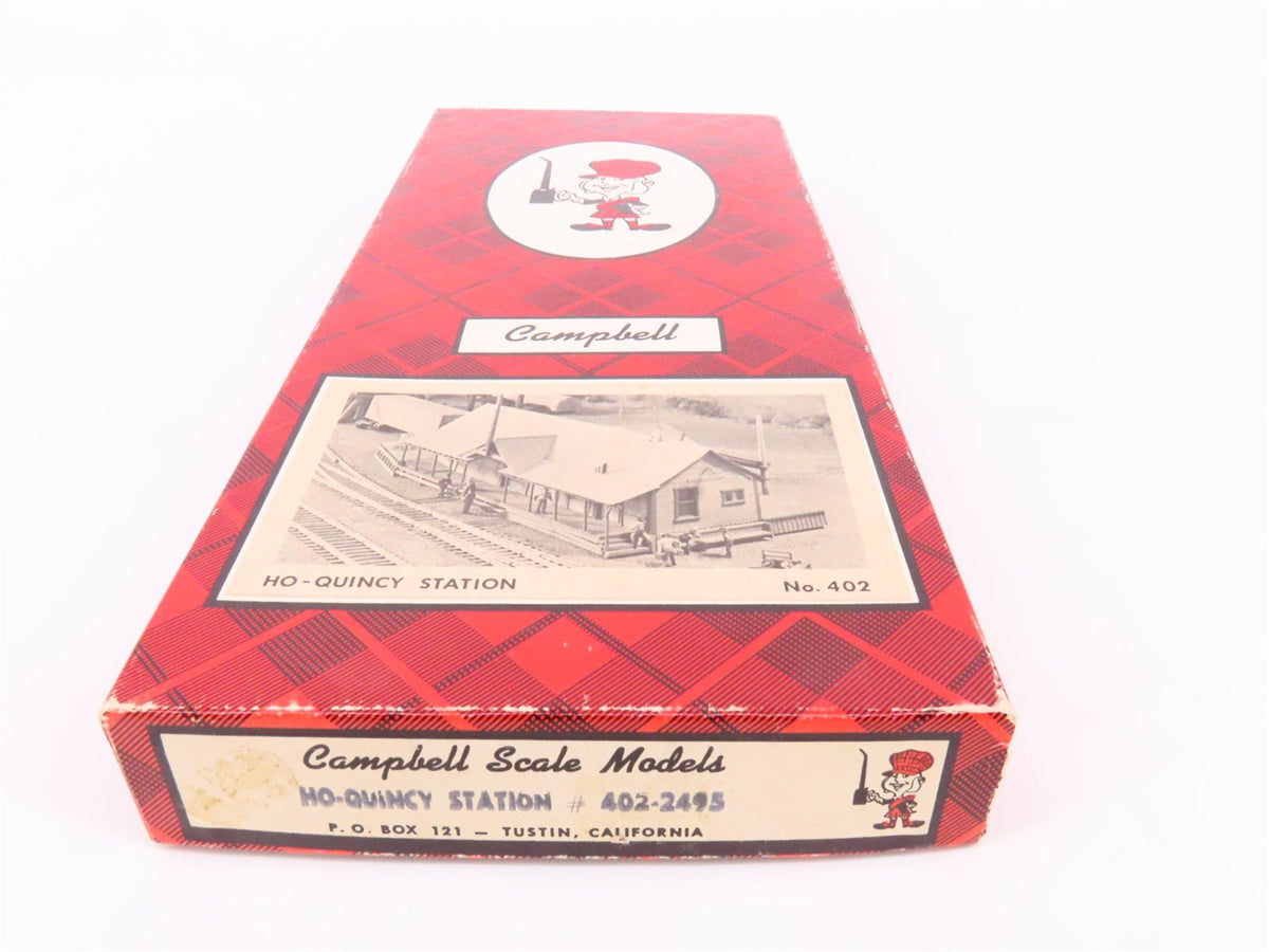 HO Scale Campbell Scale Models Kit #402-2495 Quincy Station