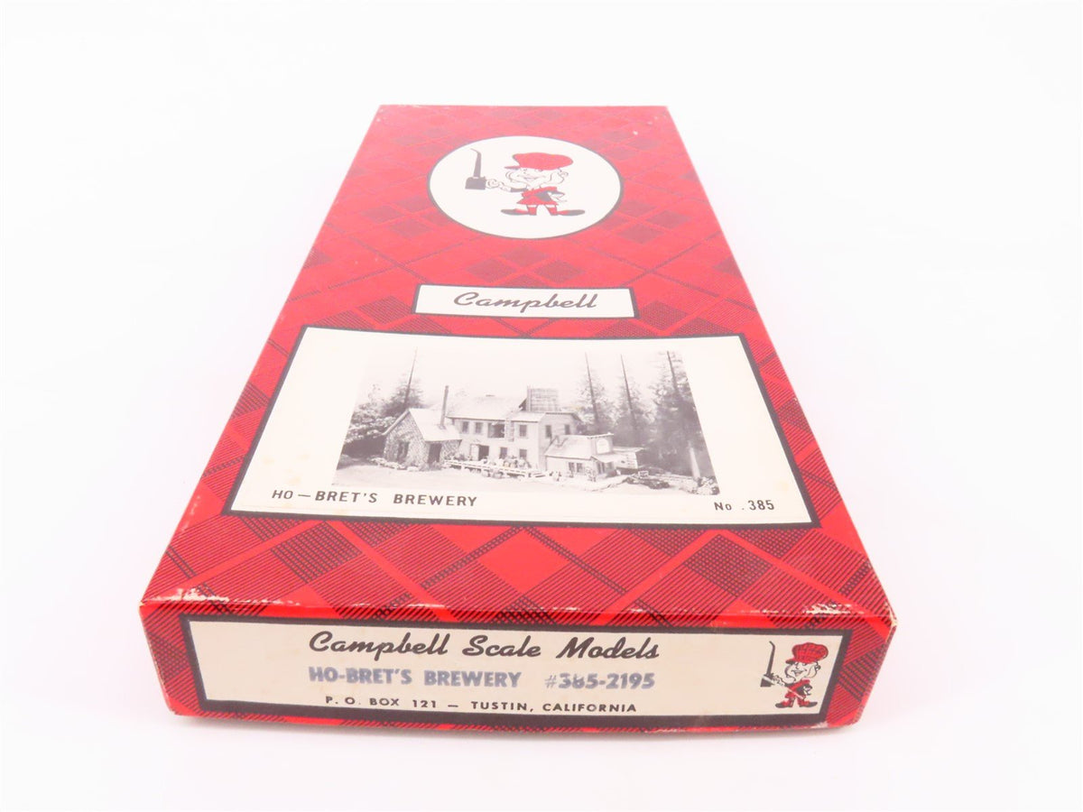 HO Scale Campbell Scale Models Kit #385-2195 Bret&#39;s Brewery