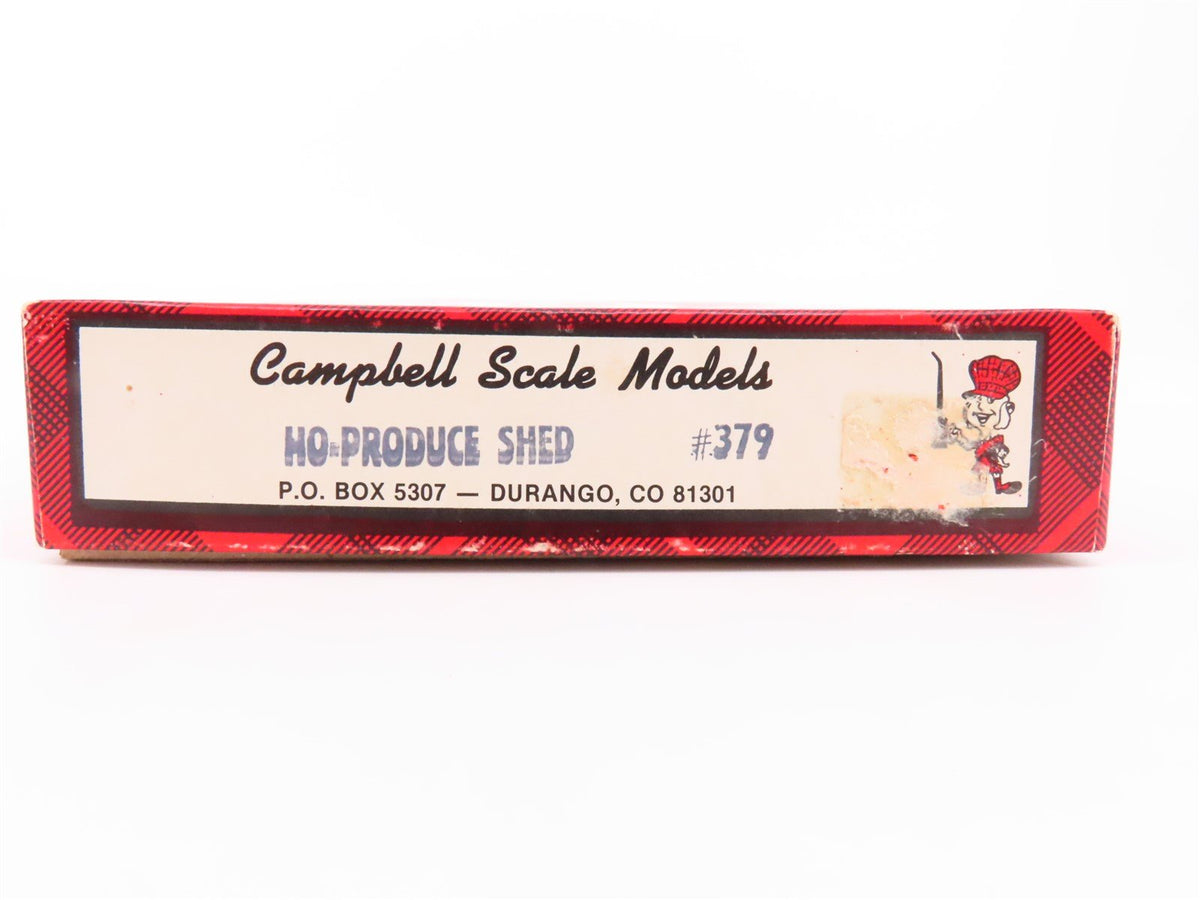 HO Scale Campbell Scale Models Kit #379 Produce Shed