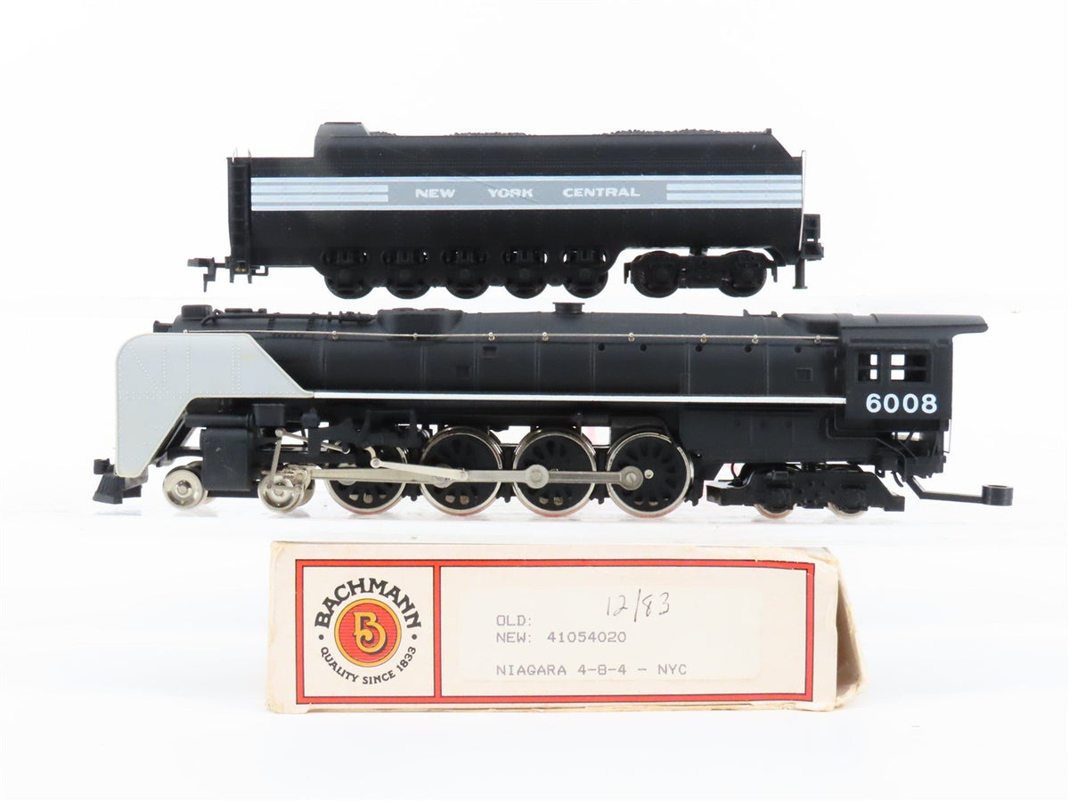 HO Scale Bachmann 41054020 NYC New York Central 4-8-4 Niagara Steam #6008