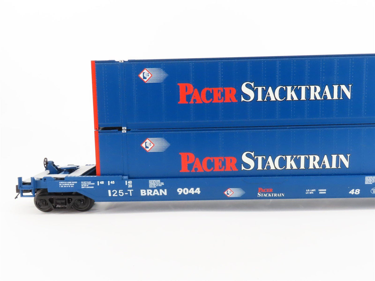 O Gauge 3-Rail MTH 20-95100 BRAN Pacer Husky Stack Well Car #9044 w/Load