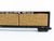 O Gauge 3-Rail MTH 20-98211 CSX Center I Beam Flat Car #1221 w/ Log Load