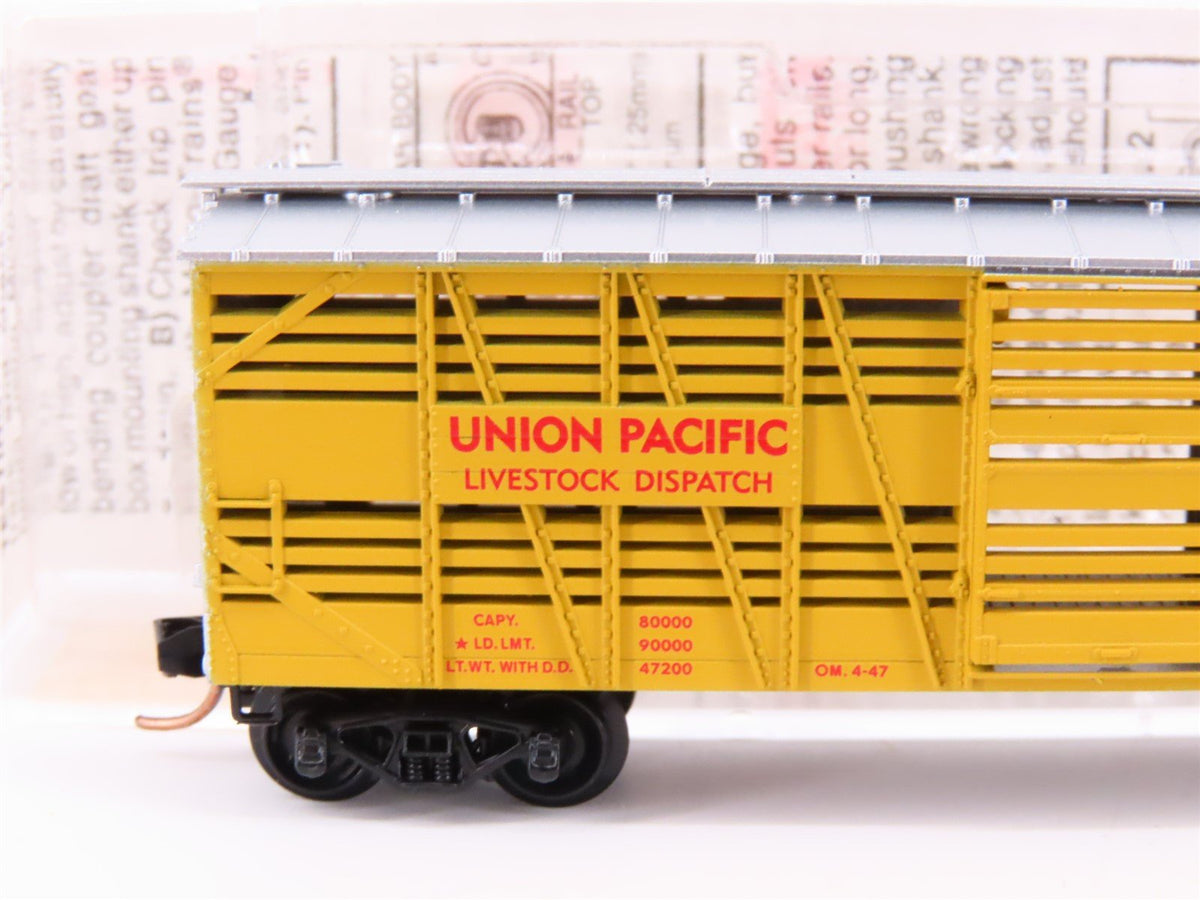 N Micro-Trains MTL 35010 OSL UP Union Pacific 40&#39; Despatch Stock Car #47859