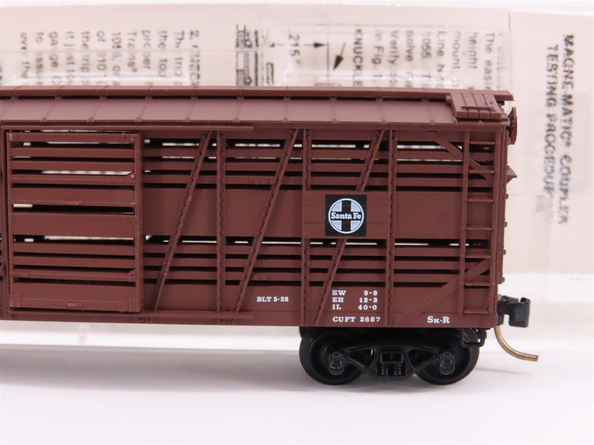 N Scale Micro-Trains MTL 35080 ATSF Santa Fe 40&#39; Despatch Stock Car #50648