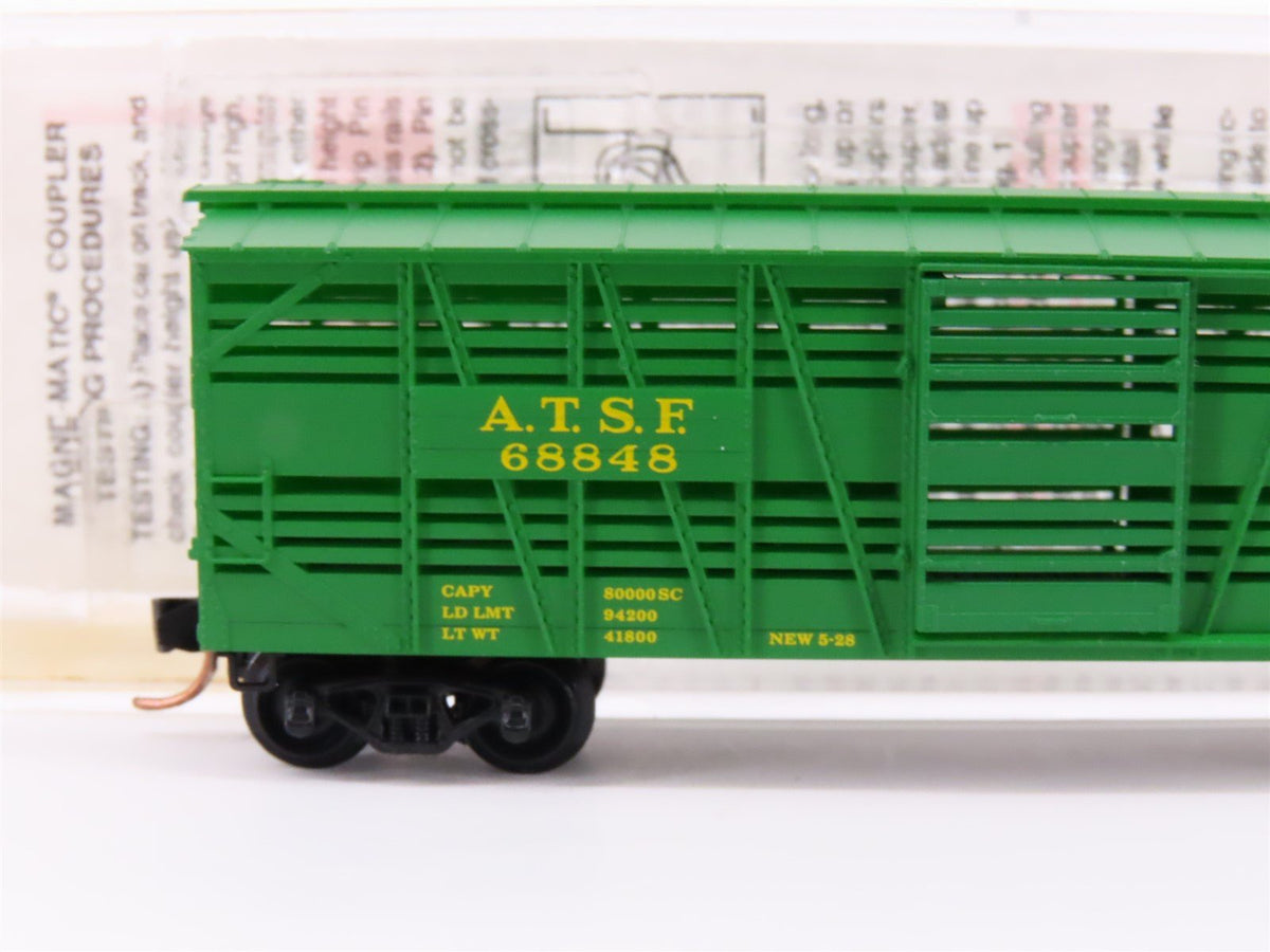 N Scale Micro-Trains MTL 35070 ATSF Santa Fe 40&#39; Despatch Stock Car #68848