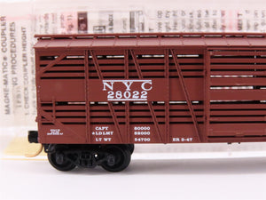 N Scale Micro-Trains 35040 NYC New York Central 40' Despatch Stock Car #28022