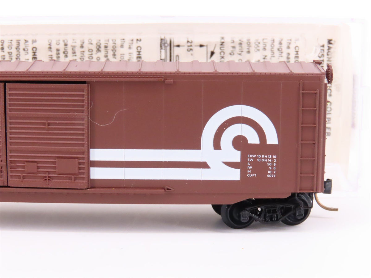 N Scale Micro-Trains 37010 CR Conrail 50&#39; Double Door Box Car #175447