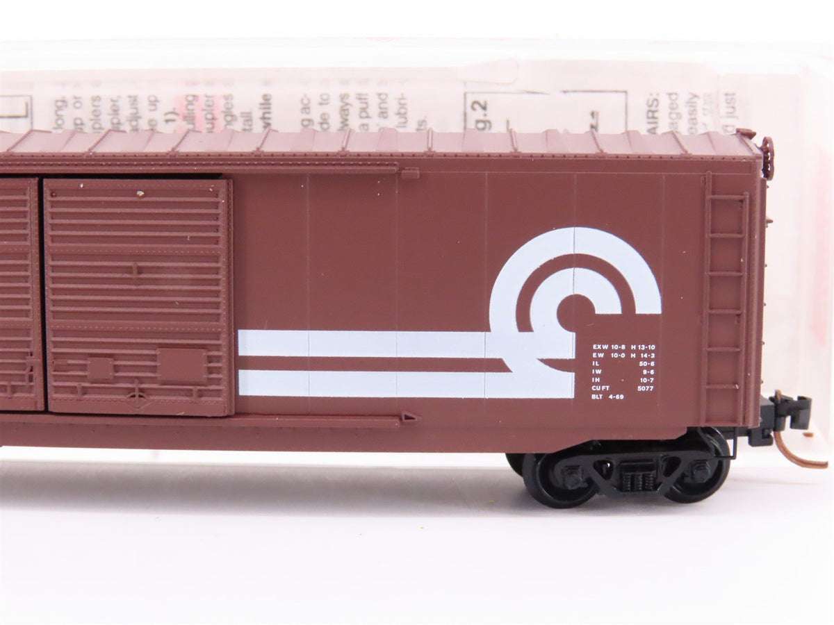 N Scale Micro-Trains 37010 CR Conrail 50&#39; Double Door Box Car #174605