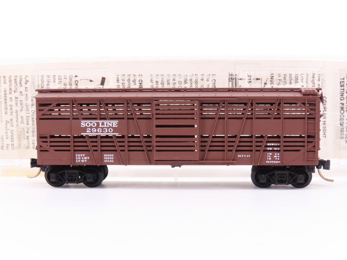 N Scale Micro-Trains 35140 SOO Line Railroad 40&#39; Despatch Stock Car #29630