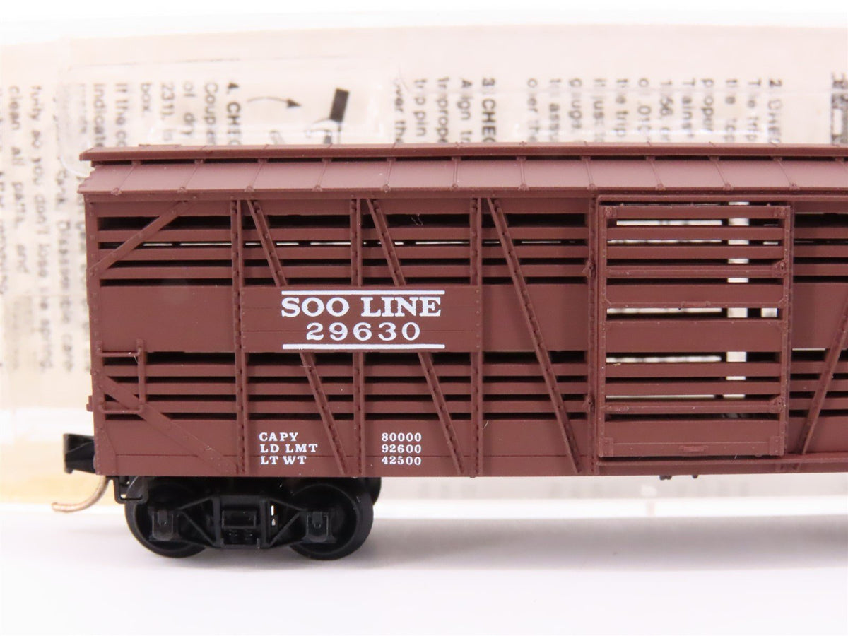 N Scale Micro-Trains 35140 SOO Line Railroad 40&#39; Despatch Stock Car #29630